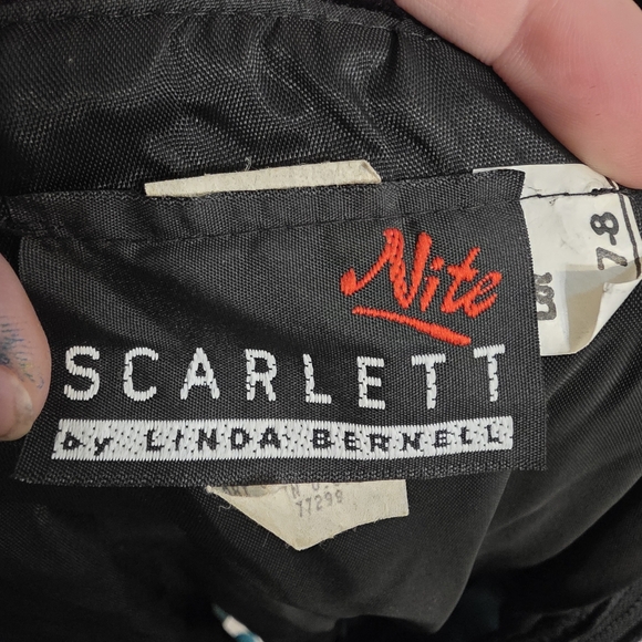 Vintage 80s Scarlett Nite Formal Dress- See Measurements - Picture 2 of 14